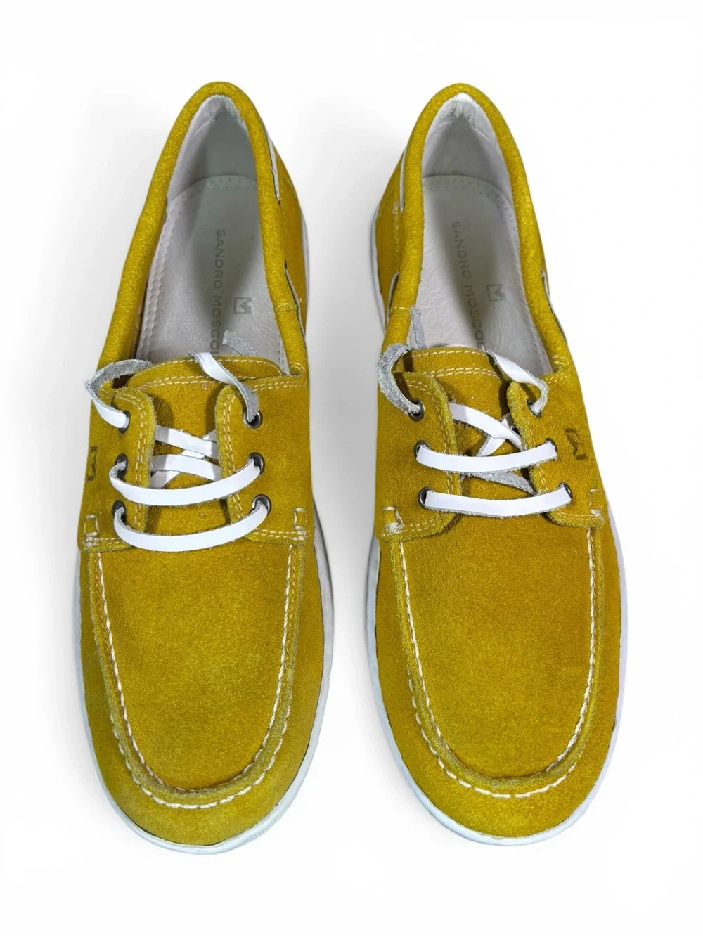 Sandro Moscoloni Suede Boat Shoes Size 8.5